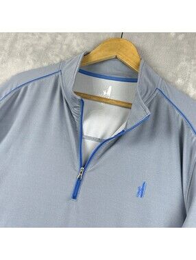 johnnie-O Lammie Prep-Formance 1/4 Zip Pullover MenXL Stretch Golf Sporty Casual